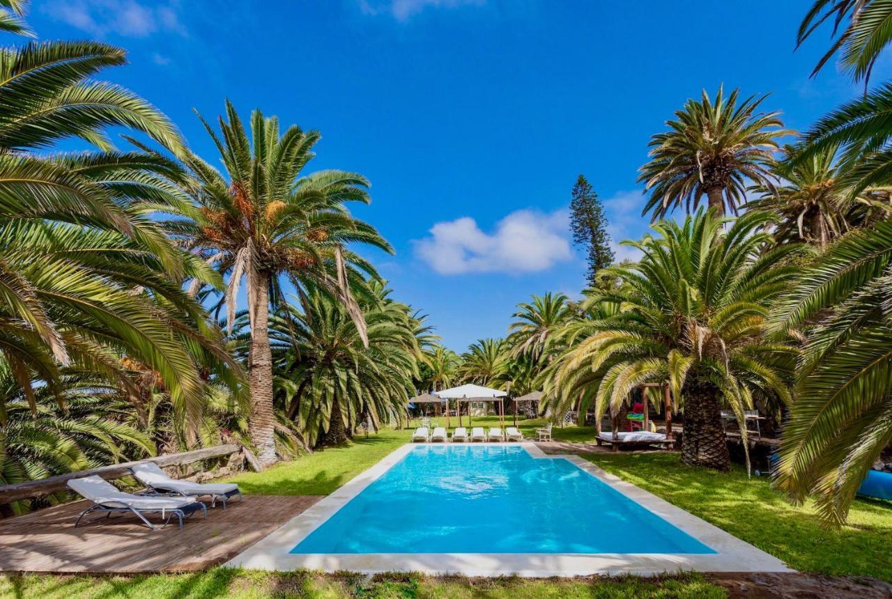 Detached Villa With Garden, Heated And Private Pool, Sea View, Parking Free Tijoco de Abajo 外观 照片